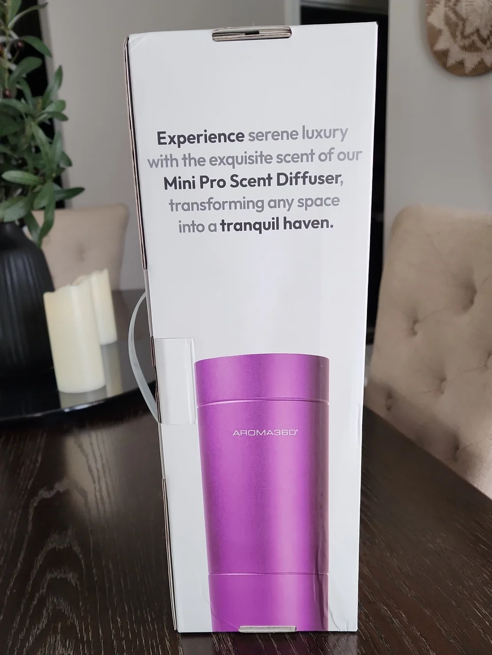 NIB Aroma360 Mini Pro Scent Diffuser - Purple